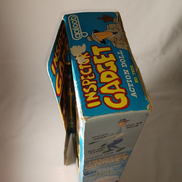 Vintage Inspector Gadget Action Toy Original Box - Picture 12 of 15